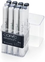 Copic Sketch, Alcohol-based Markers, 12pc Set, Basic
